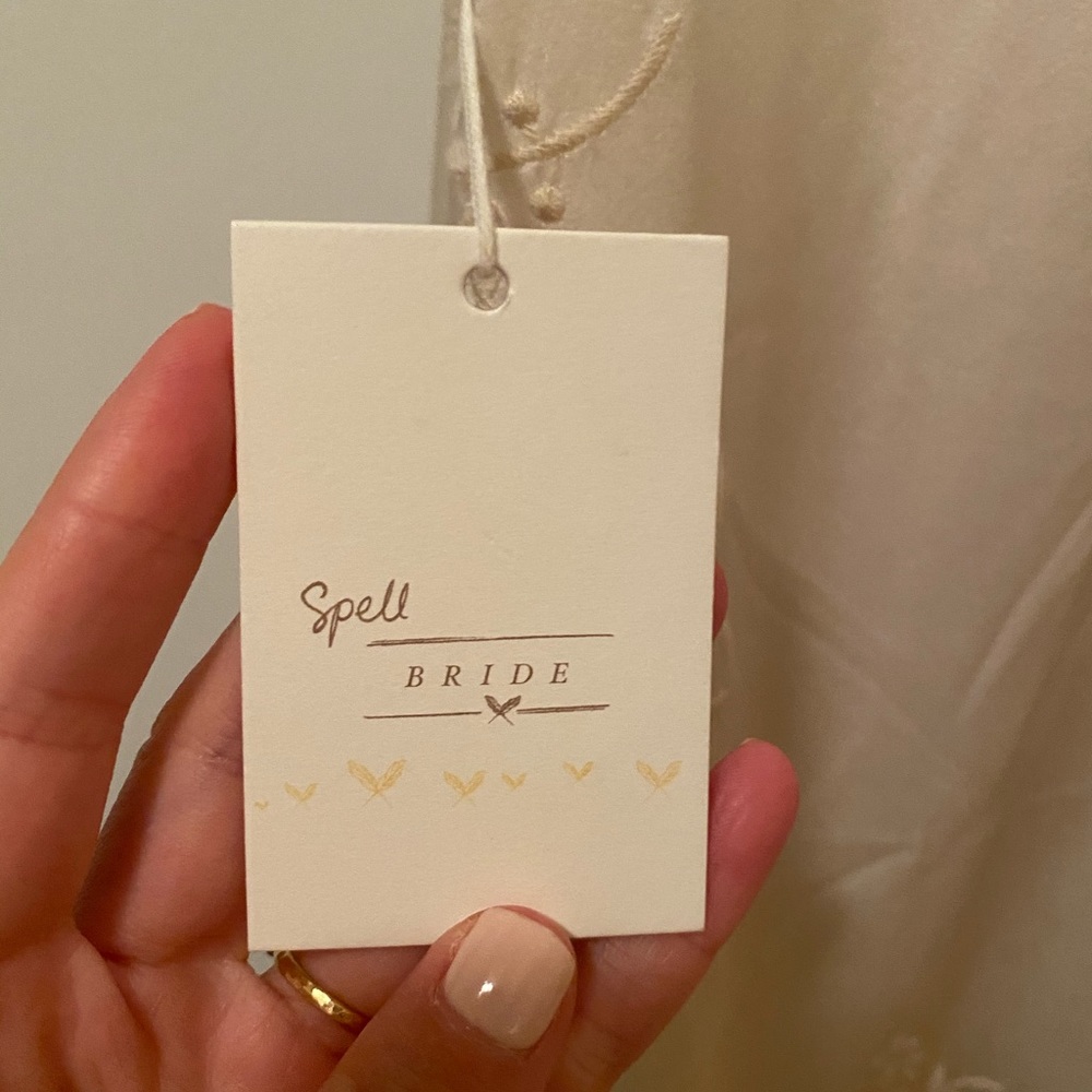 SPELL Odette Silk Slip Dress Formal Evening Gown - Picture 10 of 12